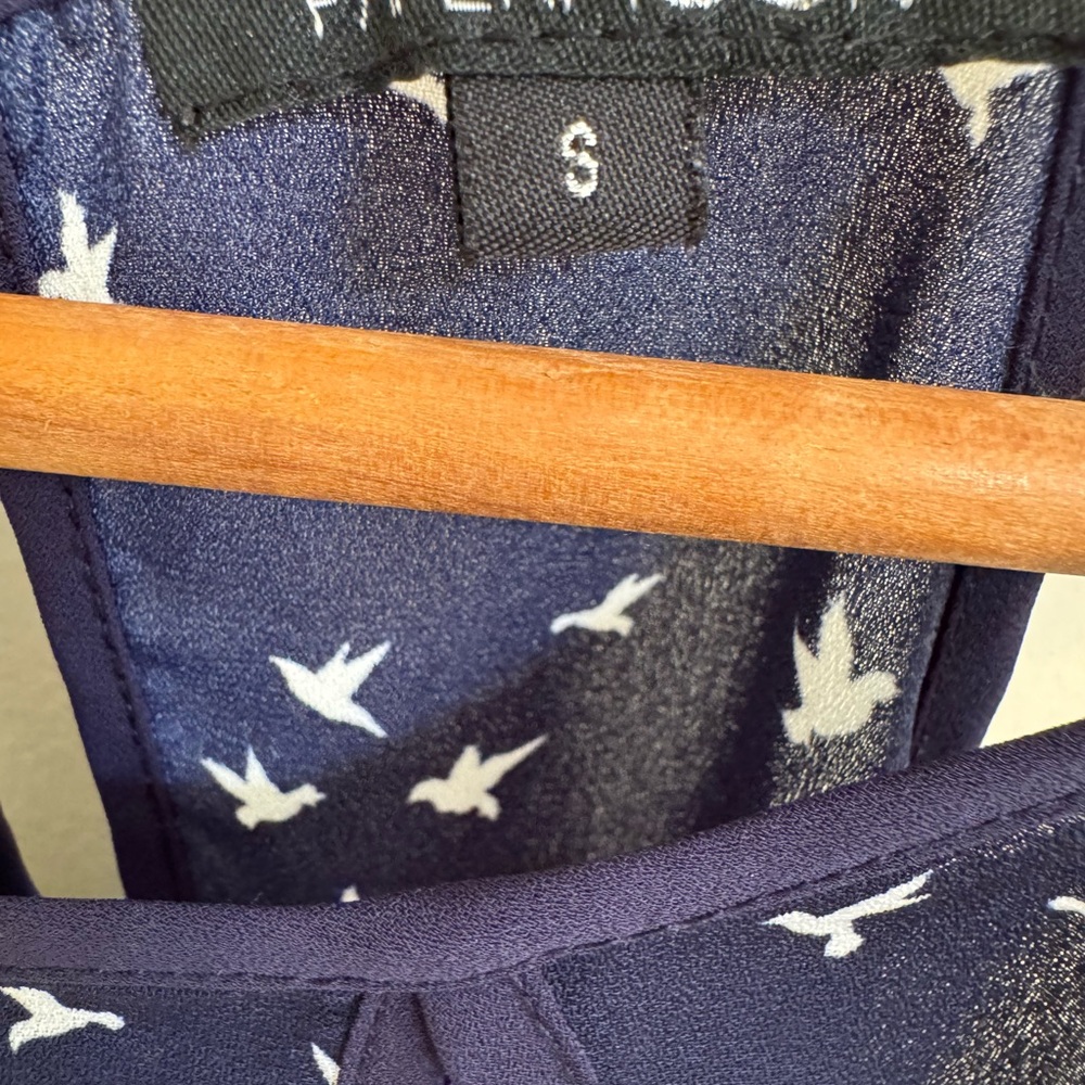 Papermoon Navy Patterned Top - Picture 2 of 5